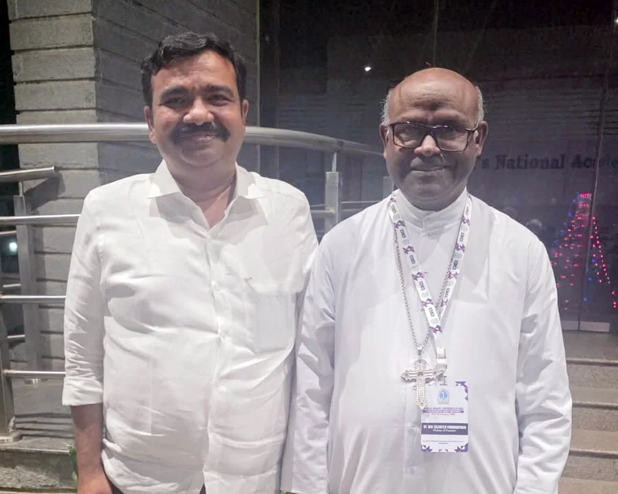 With His Excellency selvester ponnumutham, Bishop of punalur